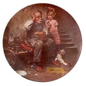 Norman Rockwell Collector Plate The Cobbler